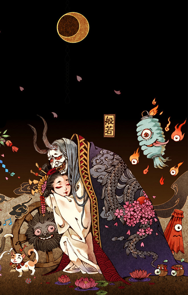 插画(日风,浮世绘)-花瓣网|陪你做生活的设计师