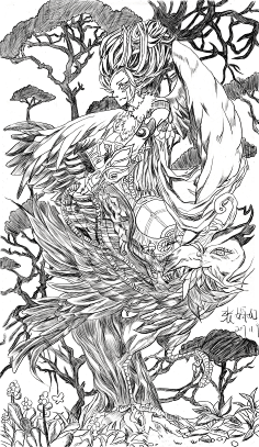 线描画