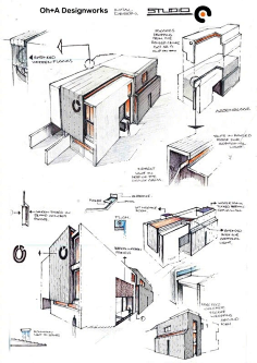 建筑师们的设计草稿