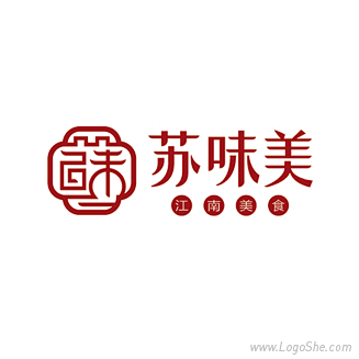 苏味美美食logo设计