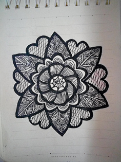 手绘黑白装饰画线描