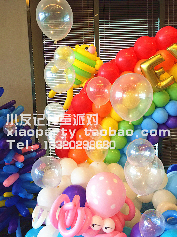 气球装饰:海洋里的美人鱼