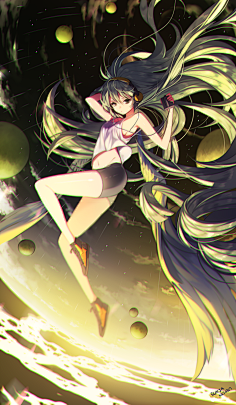 初音未来-花瓣网|陪你做生活的设计师 清新 基腐 病娇 傲娇 百合 男