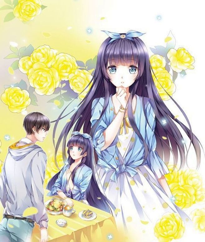 森系少女二次元意林小小姐唯美头像壁纸动漫插画手绘绘画素材萝莉