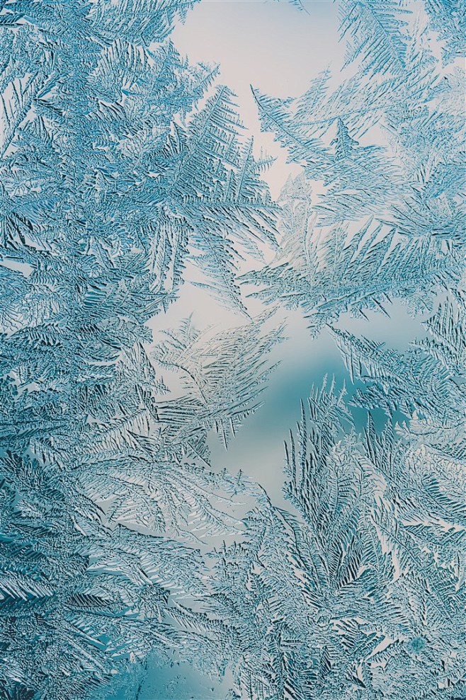 炫彩冰霜背景图