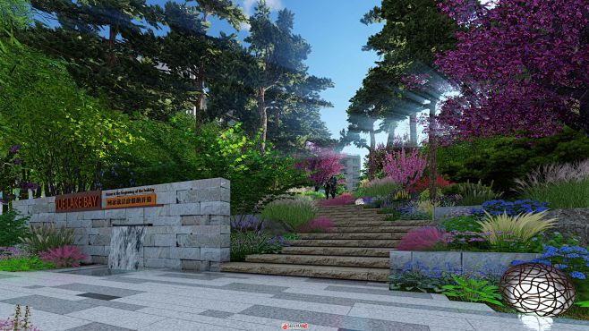 com 【新提醒】度假小区(lumion直接出图无ps )(日景夜景 对比)