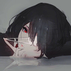 com #漫画#p站画师aoi ogata的插画作品,精致的画风有点暗黑系小清新