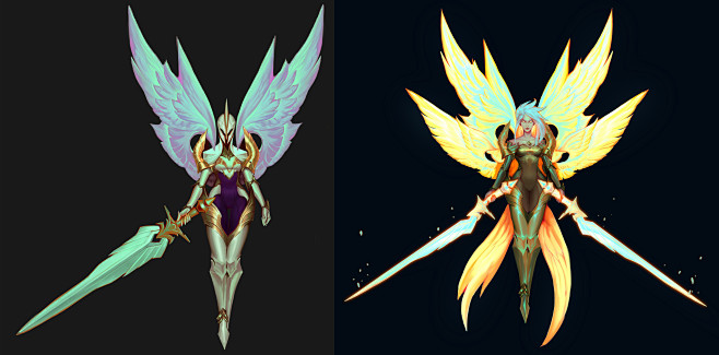 正义天使 凯尔(角色设计图)--美国洛杉矶 拳头公