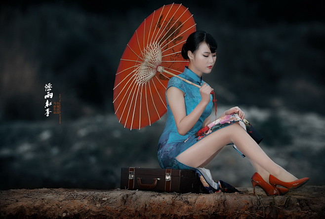 美女——旗袍——沁水佳人烟雨红尘