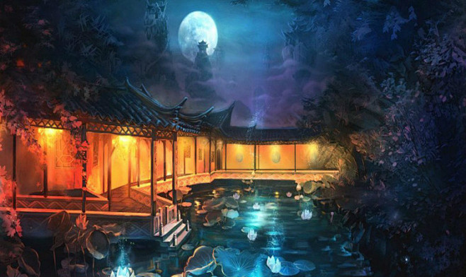 qq.com 桃花若白采集到古风背景图  3  采集 zhuyaolian258258.blog.