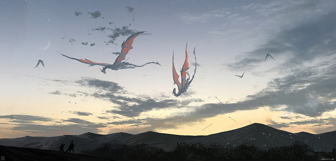 Hunting dragon, mist XG : The sky in a burst of 