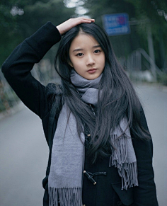 com 素颜校花美女简色私拍写真_7160美女图片 zdzh 采集到 美女