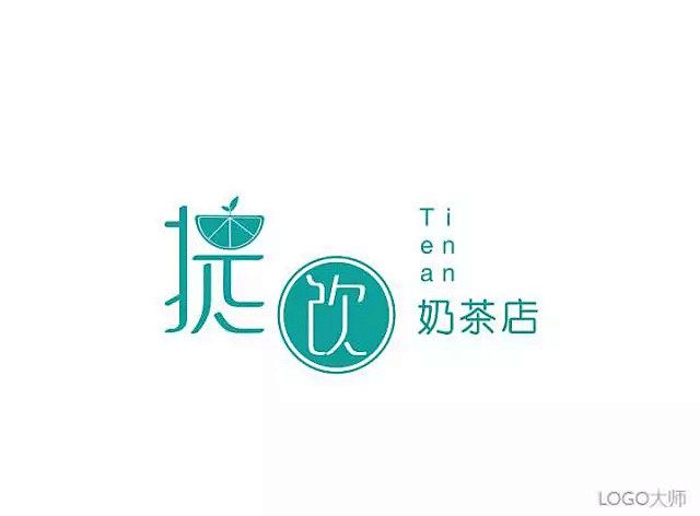 奶茶店logo