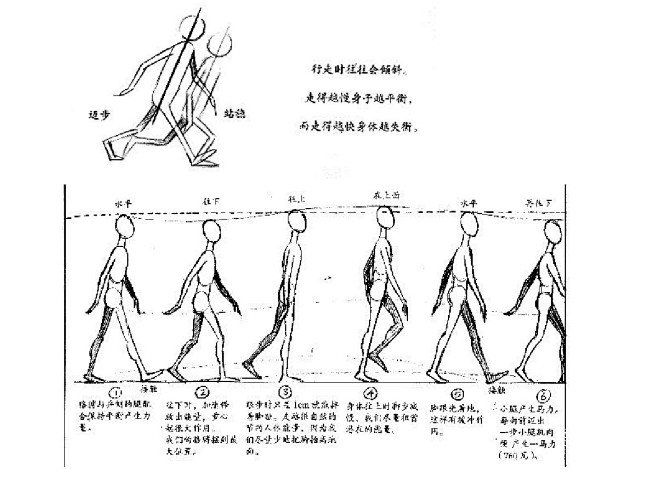 图文人的运动规律动画运动规律走路规律走路动画原画百度文库
