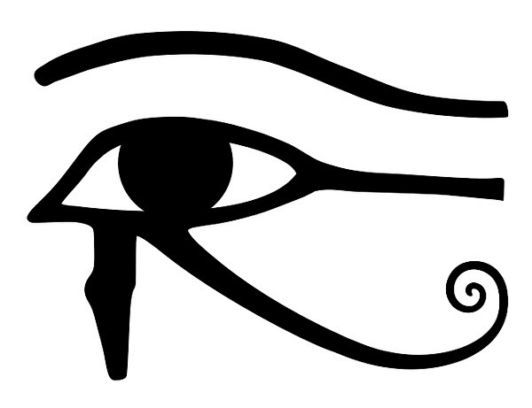 荷鲁斯之眼标准画法荷鲁斯之眼是一个自古埃及时代便流传至今的符号