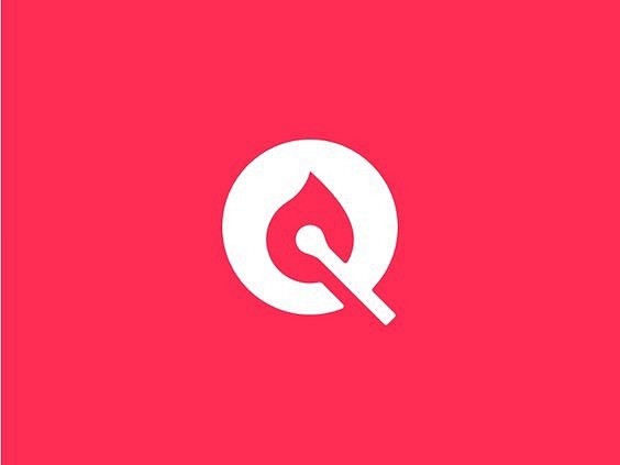 q字设计-花瓣网|陪你做生活的设计师 ing letter q logo