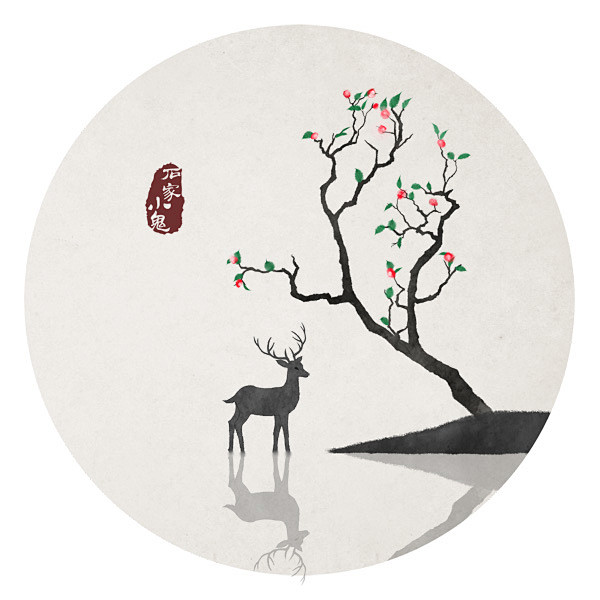 梅花鹿-花瓣网|陪你做生活的设计师 | 梅花鹿素材免抠
