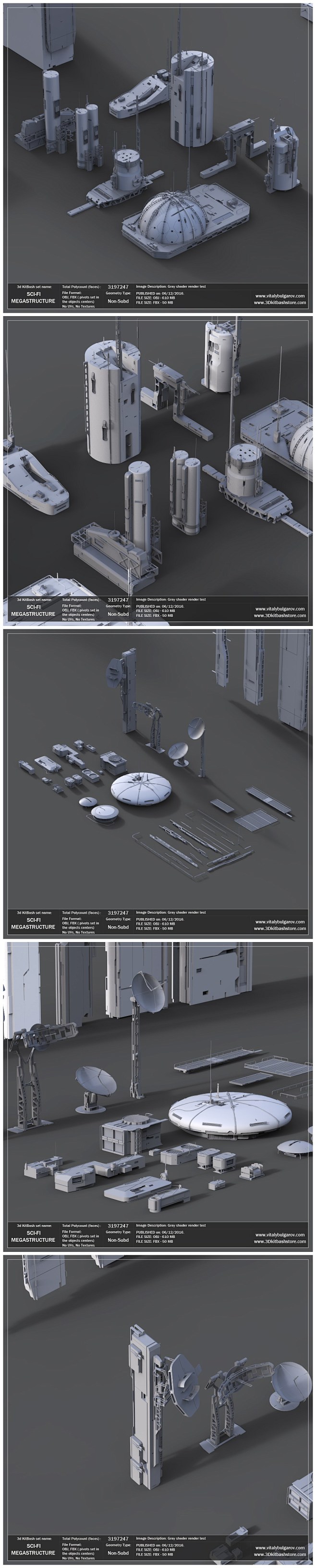 三维机械素材 3dmax源文件 3d场景模型贴图 图集 cg原画 3d参考