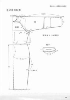 式旗袍纸样的搜索结果_360图片 2 夜未央-lare采集到打版/纸样/裁剪