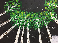 儿童水粉画