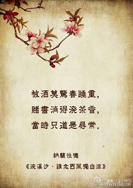 【纳兰容若经典诗词】说不尽纳兰容若~ 我