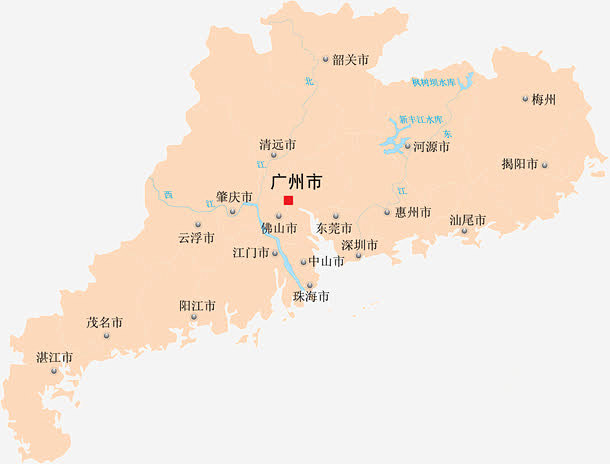 广东省地图