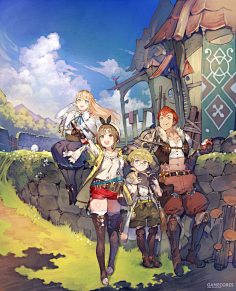 光荣系列最新作丨和少女一起探索世界《莱莎的炼金工房》美术欣赏
