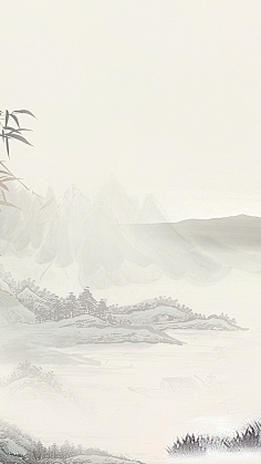 水墨画.山水.国风