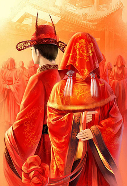 古代人物 ;手绘