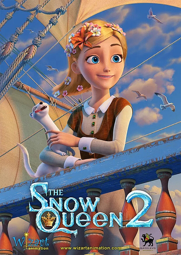 极标设计采集到动画片海报 [2016] [电影]动画电影冰雪女王之冬日