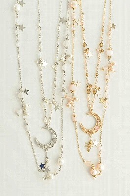 キラリ星空ネックレス