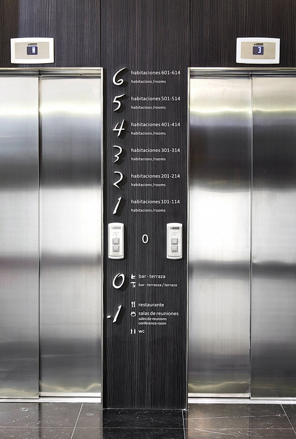 电梯层索引