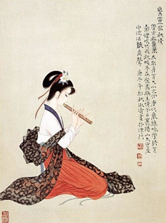 国画-花瓣网|陪你做生活的设计师 | 最美仕女图_百度