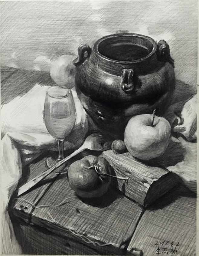 b绘画-素描静物