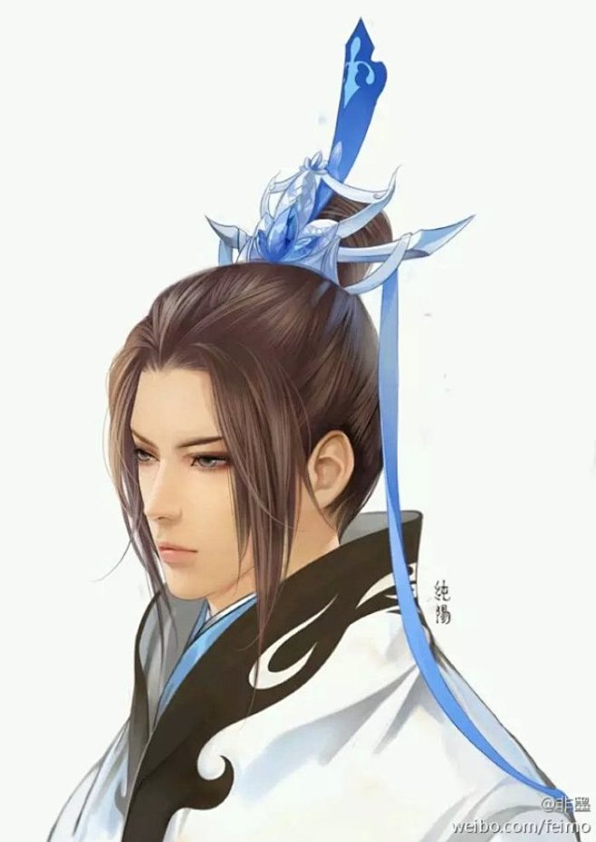 古风美男-花瓣网|陪你做生活的设计师 | 白发华贵公子