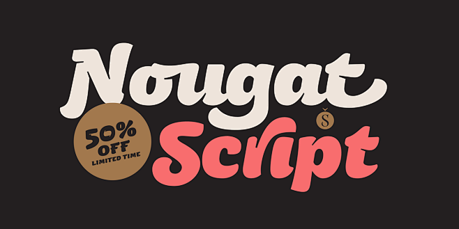 net nougat script: new fresh and bold font by sud. behance.