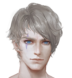 昀川采集到cg男头