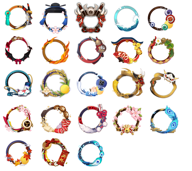 阴阳师 日系日式和风古风 装饰头像框