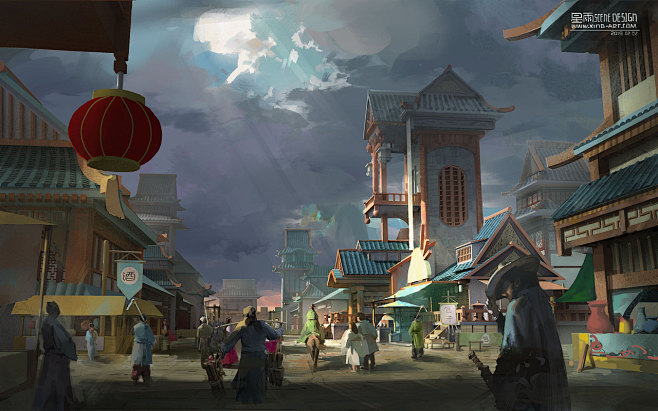 cn 星雨场景班学员氛围作业,速涂作业选登|插画|概念设定|星雨cg艺术
