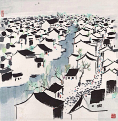 国画水墨禅意