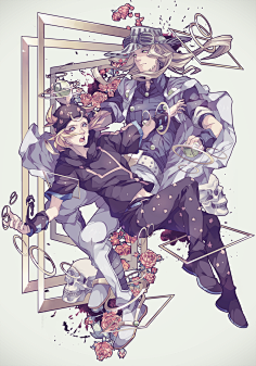 net jojo的奇妙冒险 同人图 插画 壁纸 | time ocean | 半次元-第一