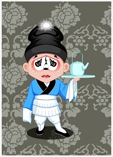 卡通京剧人物
