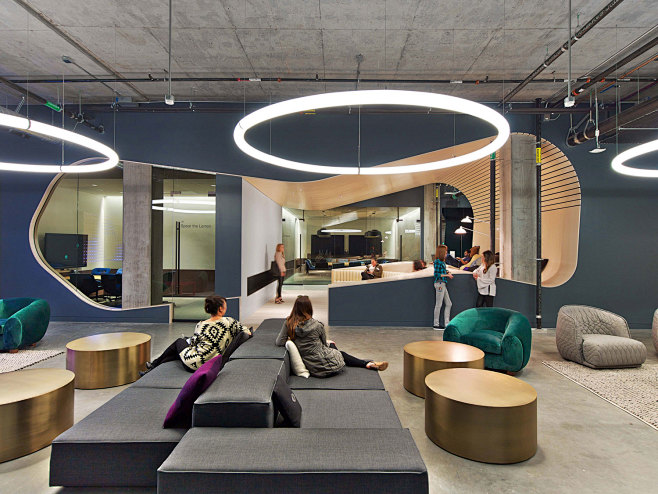 办公空间办公室设计科技公司办公室设计创意办公室现代风格办公室