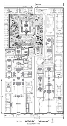 红楼梦建筑图解——荣宁两府平面图82全球飞采集到景观1采集www.