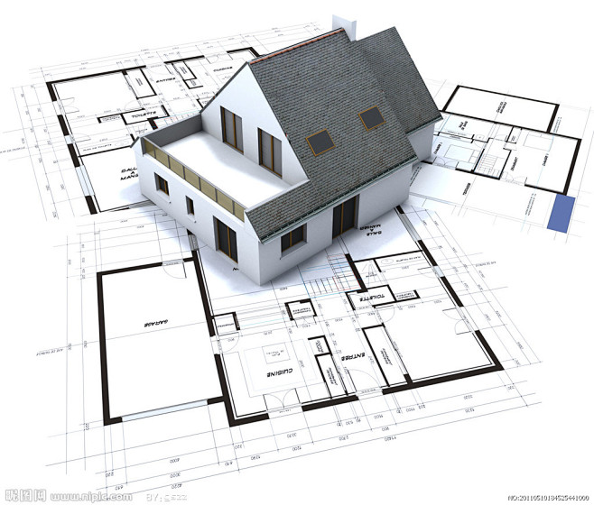 3d建筑模型图纸设计图