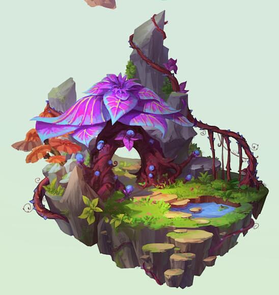 游戏场景原画-物件图