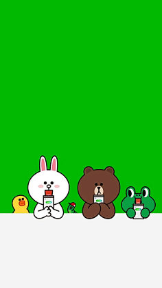 com iphone 壁纸 line cony brown 可妮 布朗 莎莉 熊大 1 duitang.