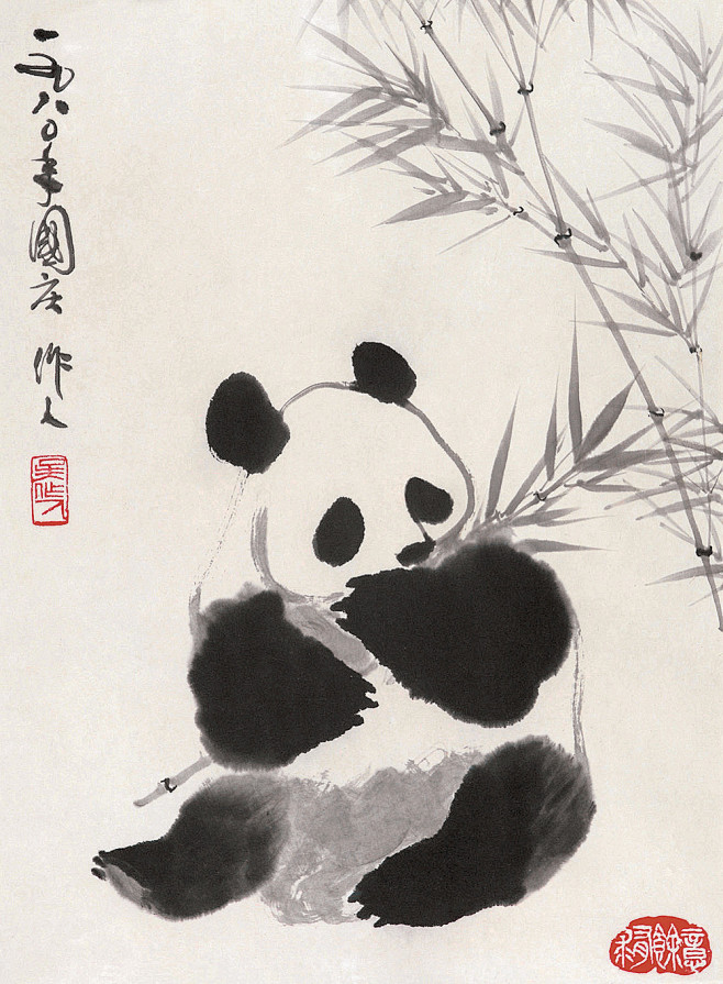 吴作人书画作品欣赏