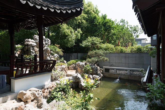 庭院设计师-融景景观采集到中式风格庭院