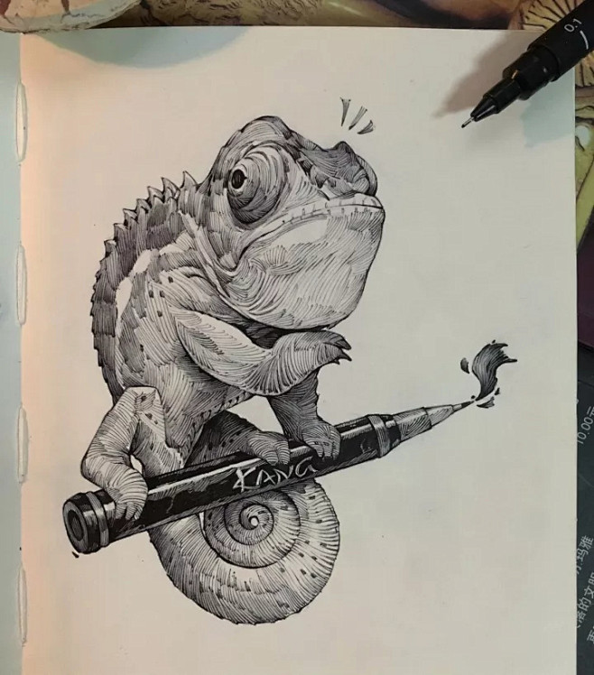 超有趣味性的针管笔插画线条撸的不够直看这里